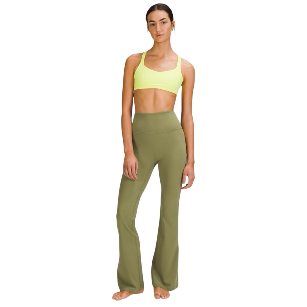LULULEMON Groove Super High Rise Flare Pant in olive - Picture 2 of 11